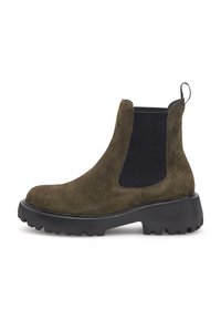 Woden Classic ankle boots - dark olive