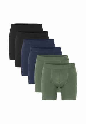 Cellbes of Sweden BOXERS WITH LONGER LEG 6 PACK - Boxer briefs - black navy khaki green