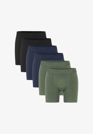 Cellbes of Sweden, BOXERS WITH LONGER LEG 6 PACK - Tætsiddende boxershorts - black navy khaki green