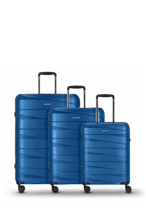 ESSENTIALS SET 3-TEILIG - Set di valigie - blue metallic