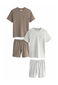 Next 2 PACK - REGULAR FIT - Komplet pidžame - tan grey