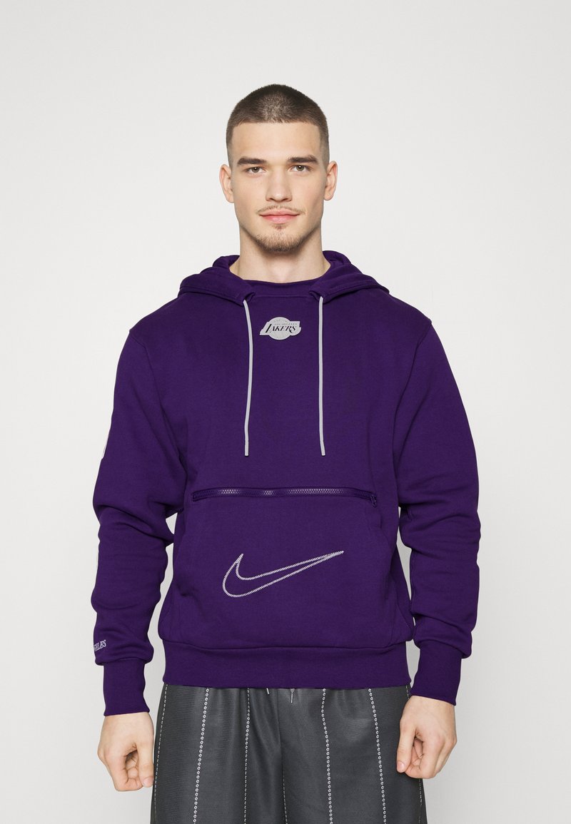 Nike Performance - LOS ANGELES LAKERS CITY EDITION COURTSIDE HOODIE - Hoodie - dark purple, Forstørre