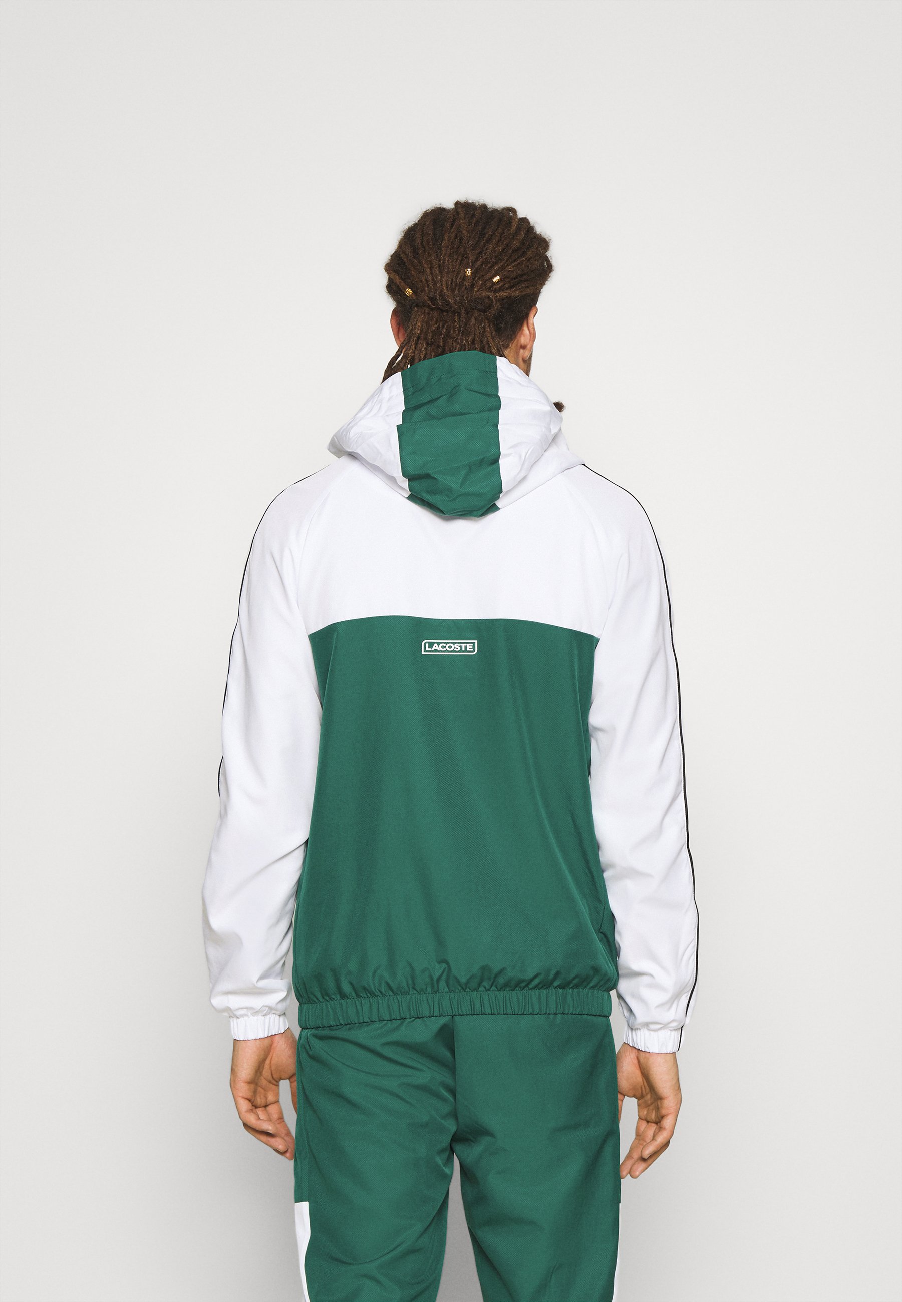 Lacoste Sport TRACK SUIT - Chándal - bottle green/white/black/verde -  Zalando.es
