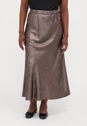 SPEZIE - A-line skjørt - bronzo