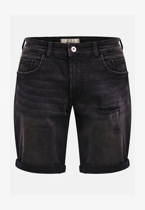 Redefined Rebel, OSLO DESTROY - Jeans Shorts - dust black