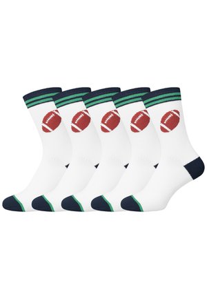 TOUCHDOWN 5 PACK - Socken - weiß touchdown