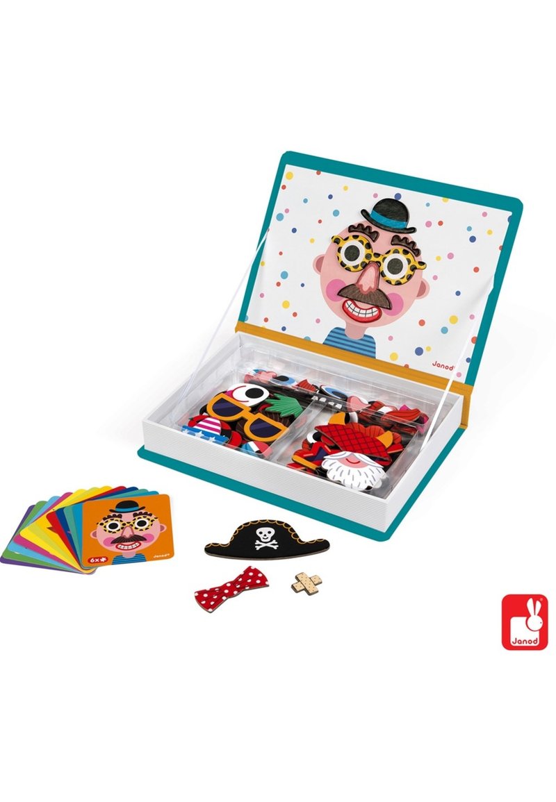 Kinder Kuscheltiere | Janod CRAZY FACES MAGNETI'BOOK Spielzeug multi coloured/mehrfarbig - LL38932 Kinder Kuscheltiere | Janod CRAZY FACES MAGNETI'BOOK Spielzeug multi coloured/mehrfarbig - LL38932
