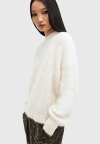 AllSaints VORTEX - Striktrøje - white