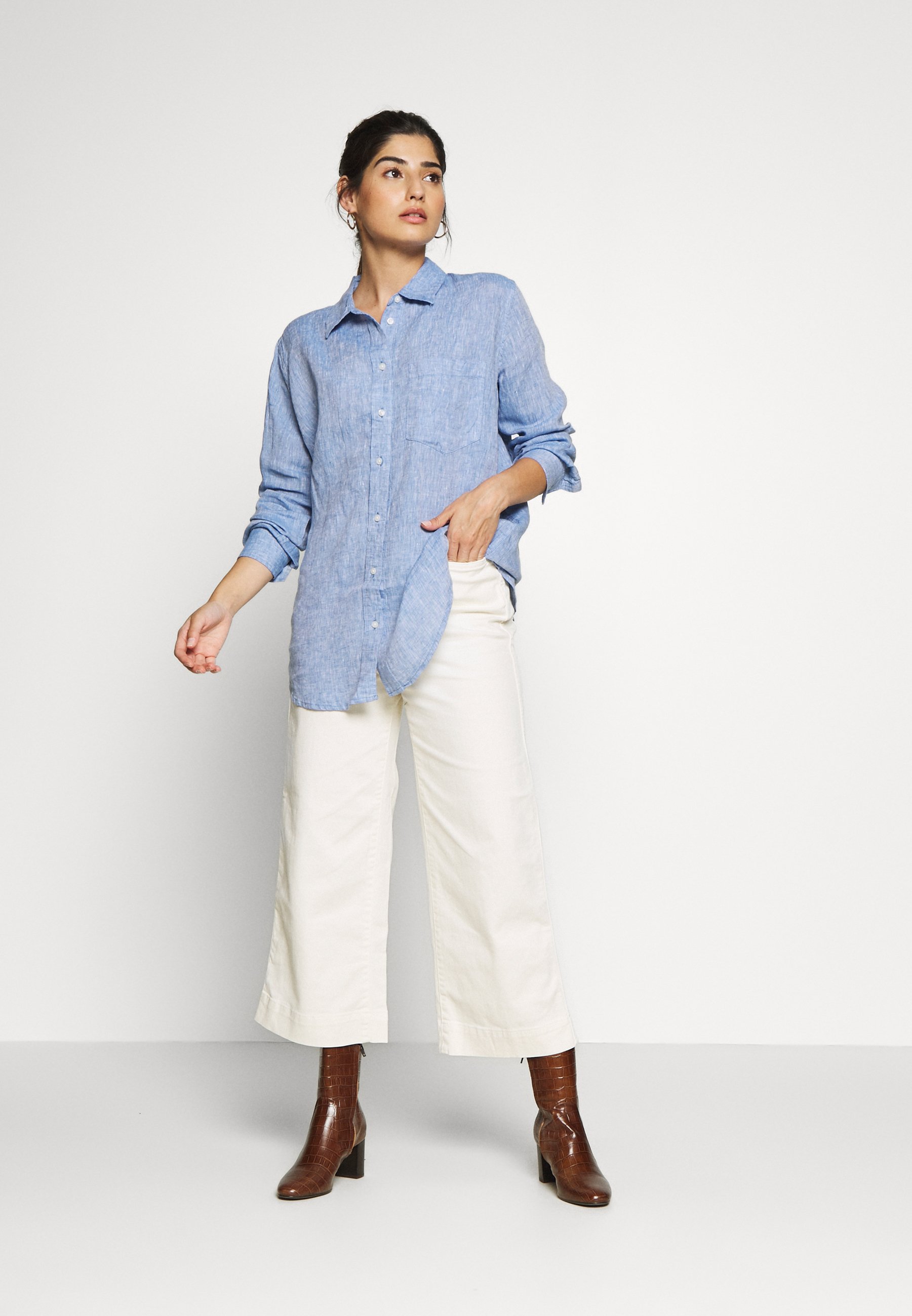 GAP Petite Skjorte light bluelyseblå Zalando.no GAP Petite Kjole - light heather grey