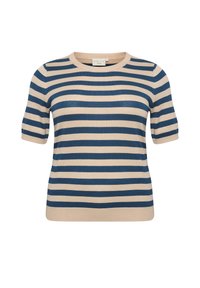 Unselected, smoke gray legion/blue stripe