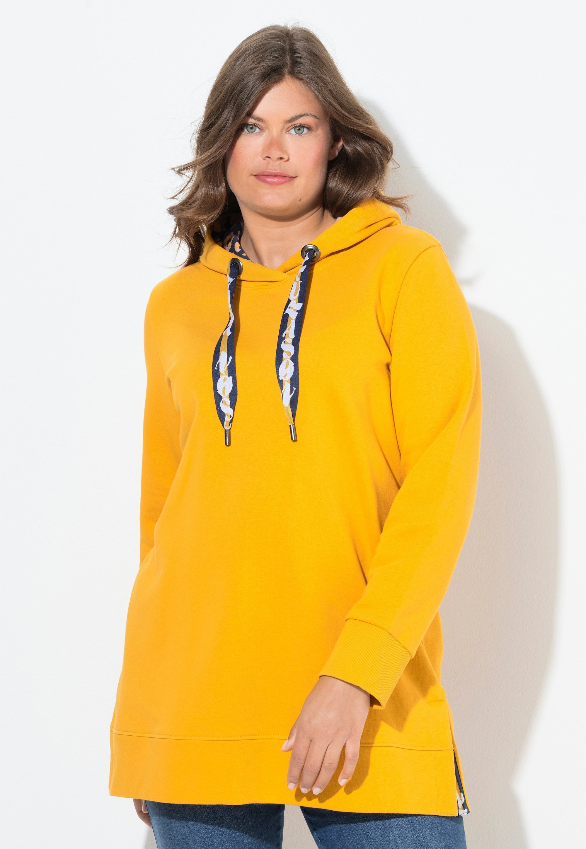 Sweatjacke Damen Pullover Farbe Curry Herrensweatshirt Doven