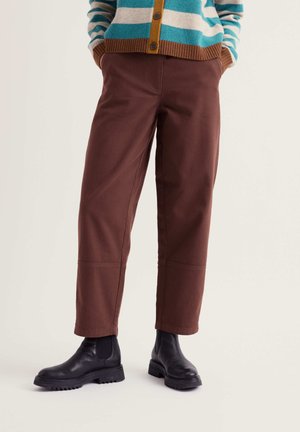 Seasalt Cornwall, SEASALT CORNWALL PAINTED FORMS TROUSER - Pantaloni - brown - seedbed