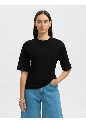 MESA SS - Lihtne T-särk - black