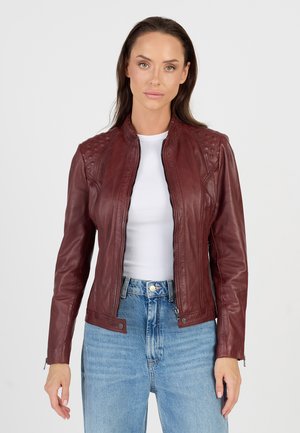 Leren jas - red