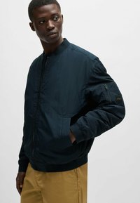 BOSS OLMEC - Bomber Jacket - dark blue four
