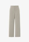 PCKAMIL HW WIDE PANT NOOS BC - Pantalon classique - silver lining