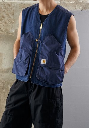 Bodywarmer - stone blue denim