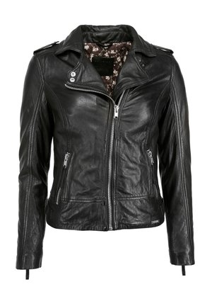 Leather jacket - black