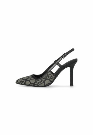 Højhælede pumps - black