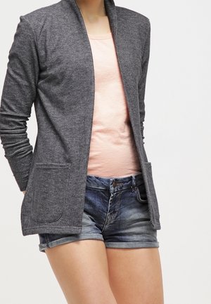 Noisy May Blazer - mottled dark grey