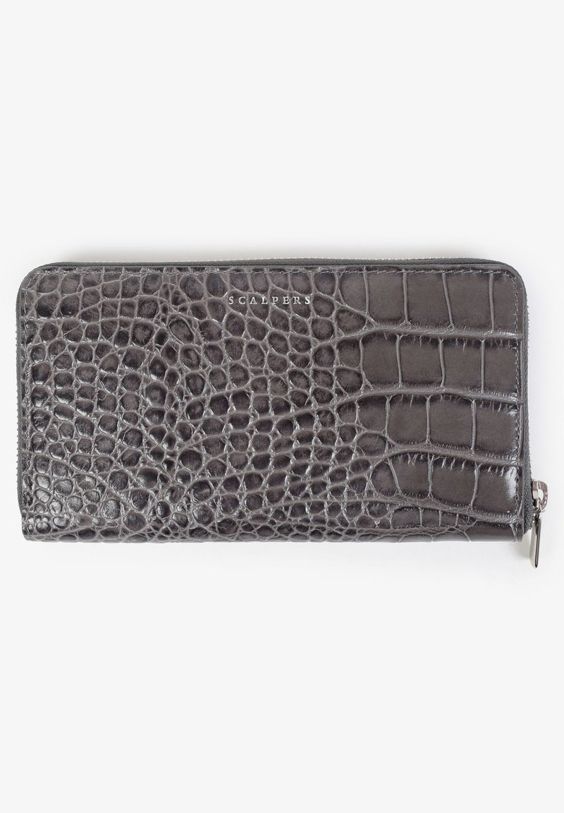 Scalpers WITH ENGRAVED CROCODILE - Plånbok - grey