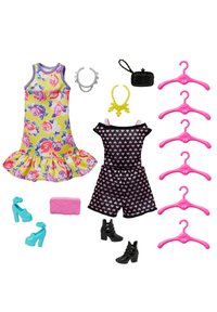 Barbie Fashionistas 60. Geburtstag – Puppe Mit Braunen Haaren, Schwarz-weiß Gestreiftem Kleid & Grauen High Heels – Für Kinder Ab 3 Jahren