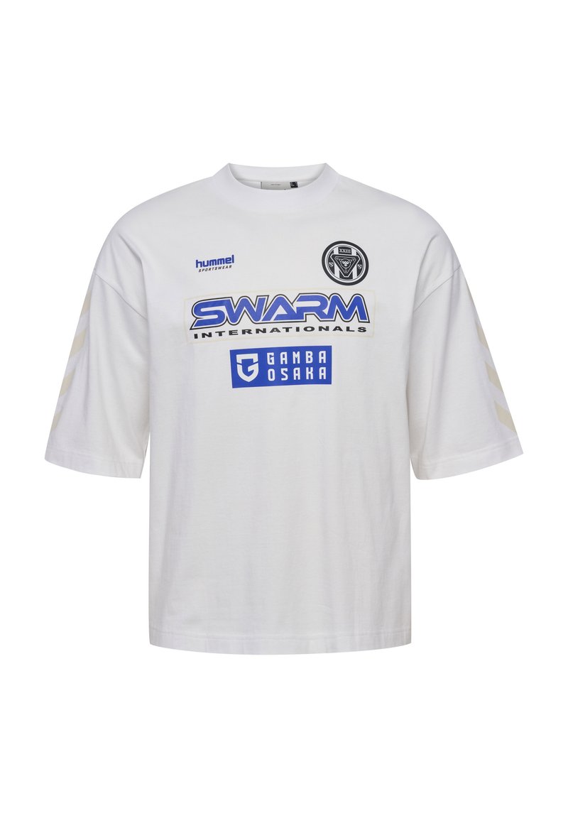 Hummel T-shirt print wit
