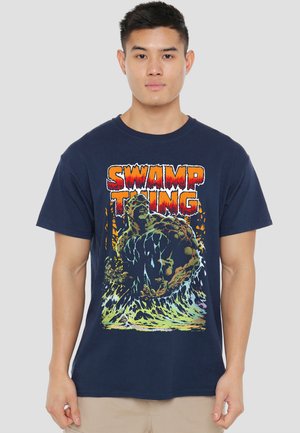 Cotton Soul, JLA SWAMP THING - T-Shirt print - dark blue