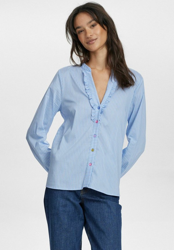 NUFARRAH  - Hemdbluse - granada sky