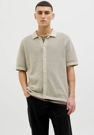 EINFARBIG - Camicia - whitecap gray