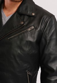 Lee Cooper BABYLAS - Skinnjacka - black