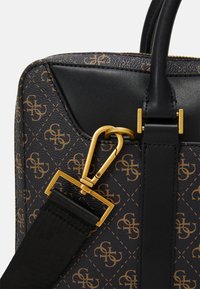 Guess VEZZOLA DOC CASE UNISEX - Briefcase - brown/ochre