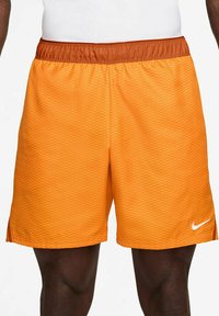 Unselected, bright ceramic campfire orange white