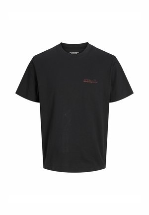 Trükipildiga T-särk - black