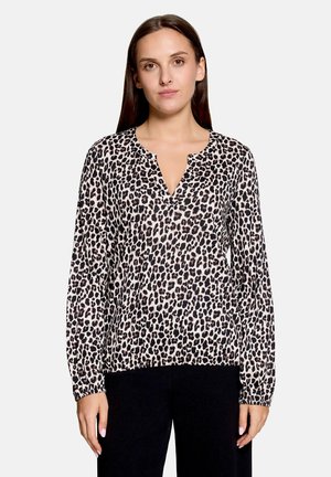 Betty Barclay, BETTY BARCLAY MIT BLUSENEINSATZ BLUSENSHIRT - Blouse - beige braun