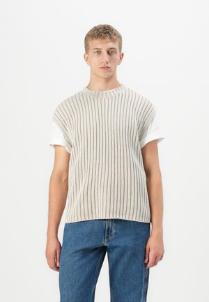 NMMARIE VEST UNISEX - Strikkegenser - birch