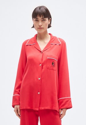 FINNEGAN - Pyžamový vrchný diel - red