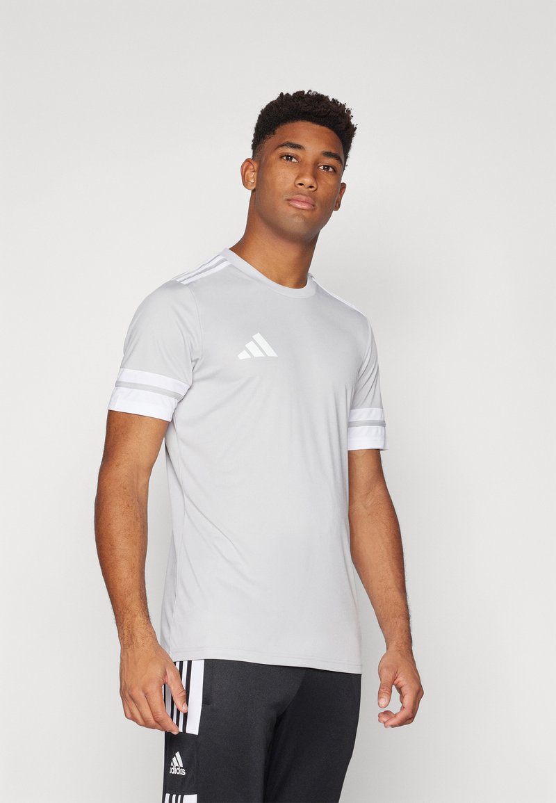 adidas Performance - SQUADRA25 SHORT SLEEVE - Sports T-shirt - team light grey/white, Enlarge