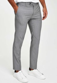 Next STRETCH SMART TROUSERS REGULAR FIT - Pantalones - grey