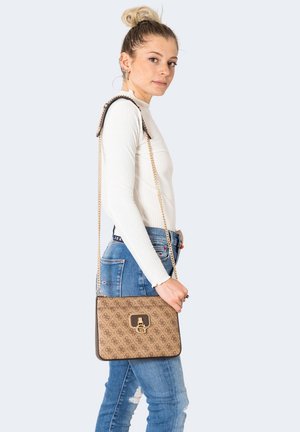 Guess ALISA - Borsa a tracolla - beige