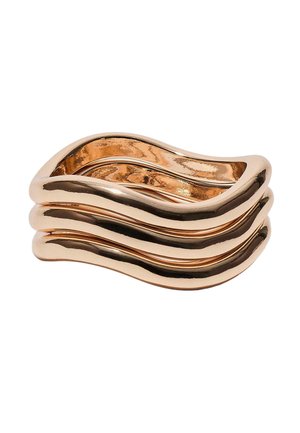SET OF 3 RIGID  - Bracciale - gold-coloured