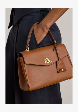 Lauren Ralph Lauren, NAPPA LEATHER SMALL FARRAH SOFT SATCHEL - Kabelka - lauren tan