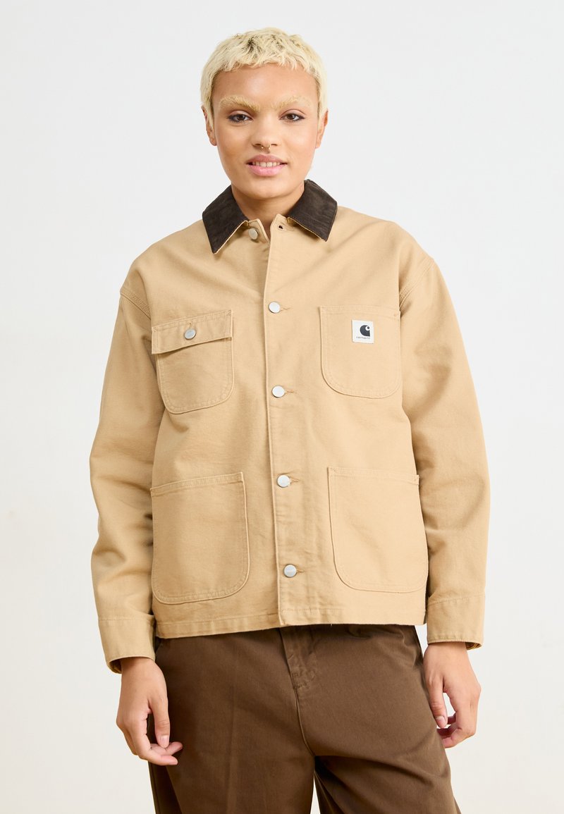 Carhartt WIP MICHIGAN - Lichte jas - dusty brown/tobacco rinsed