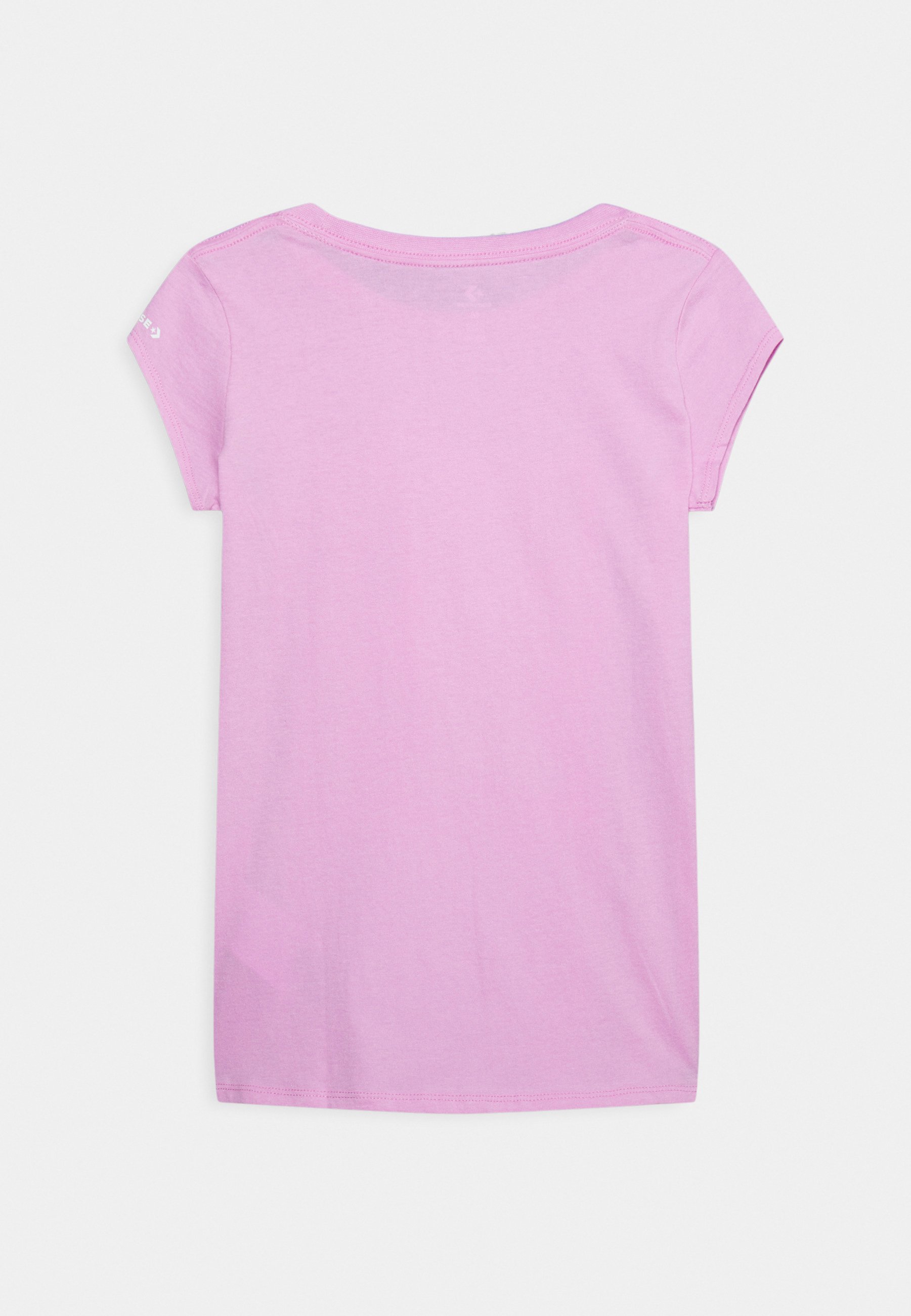 Converse TIE DYE SNEAKER TEE UNISEX - T-Shirt print - beyond pink/neonpink  - Zalando.de