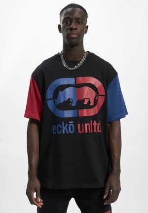 ecko unltd. Nyomott mintás póló - black red blue