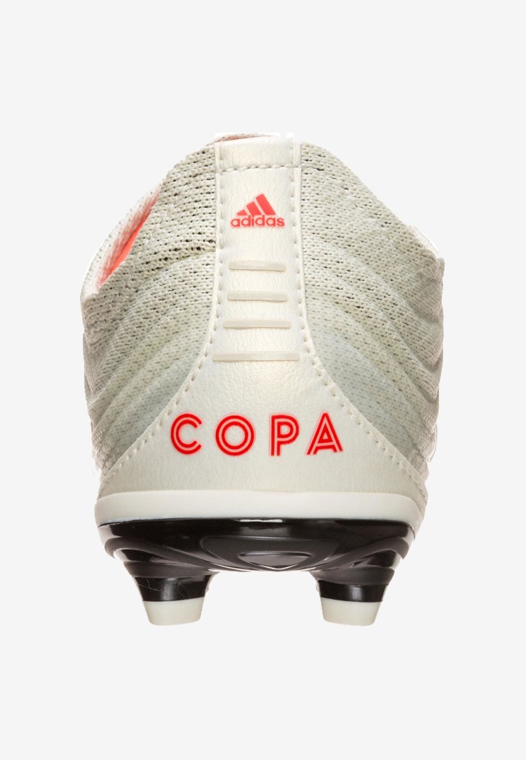 adidas Performance COPA 19.1 FIRM GROUND BOOTS - Voetbalschoenen met  kunststof noppen - off-white/red/crème - Zalando.nl