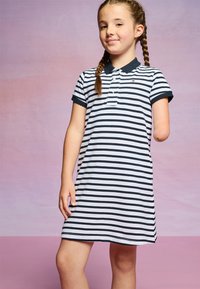 Tommy Hilfiger ESSENTIAL POLO DRESS - Vestido informal - dark night navy
