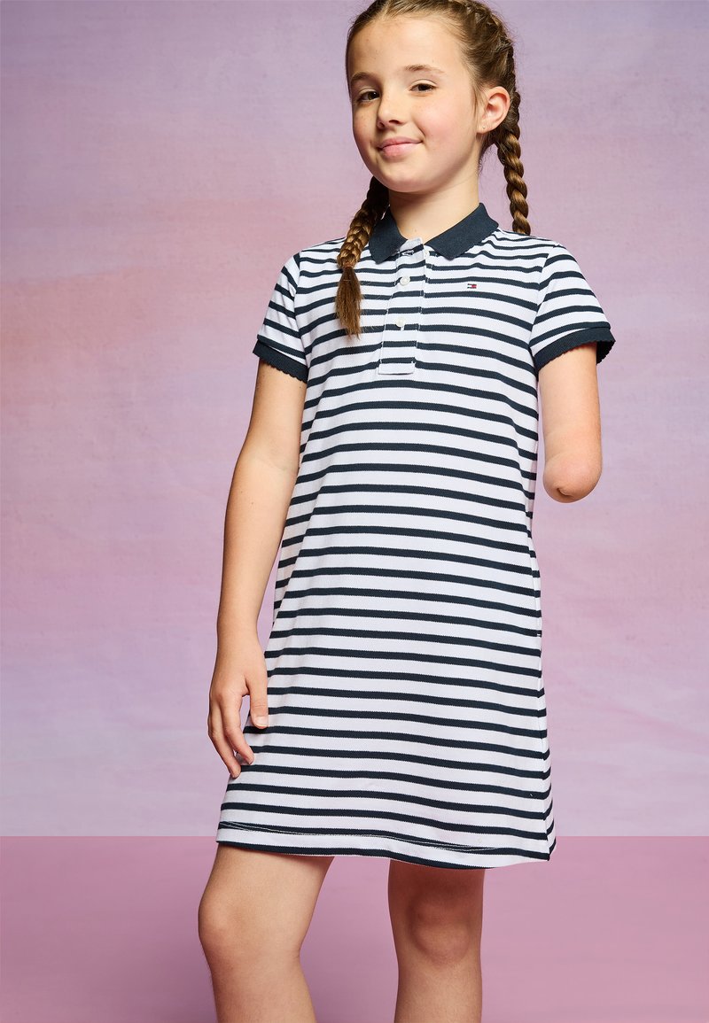 Tommy Hilfiger ESSENTIAL POLO DRESS - Vestido informal - dark night navy