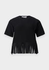 FRINGE SWEATER - Пуловер - black