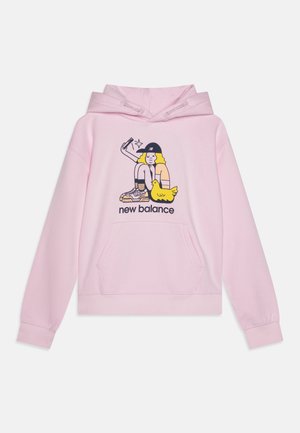 Mikina s kapucňou - light raspberry